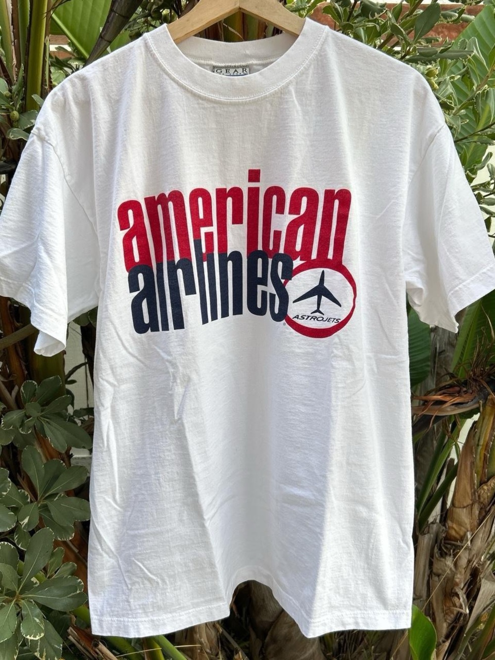 Vintage 90s American Airlines AstroJets T Shirt Large USA Made